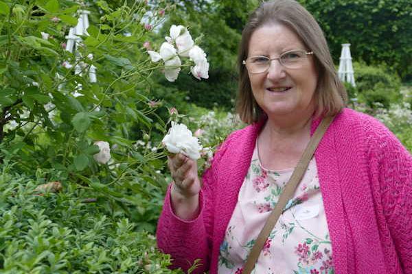 Andrea Drury with Rose